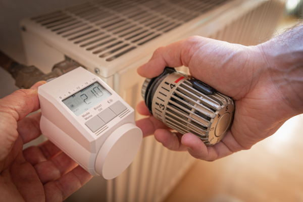 Domotique-tete thermostatique-connectée